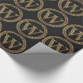 Leopard W Geschenkpapier (Ecke)