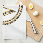 Leopard W Handtuch (Viertel Falte)