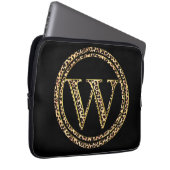 Leopard W Laptopschutzhülle (Vorne Rechts)