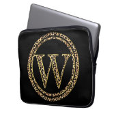 Leopard W Laptopschutzhülle (Vorderseite Links)
