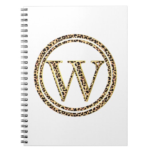 Leopard W Notizblock (Vorderseite)