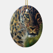 Leopard Walking bei Sunset Keramik Ornament (Rechts)