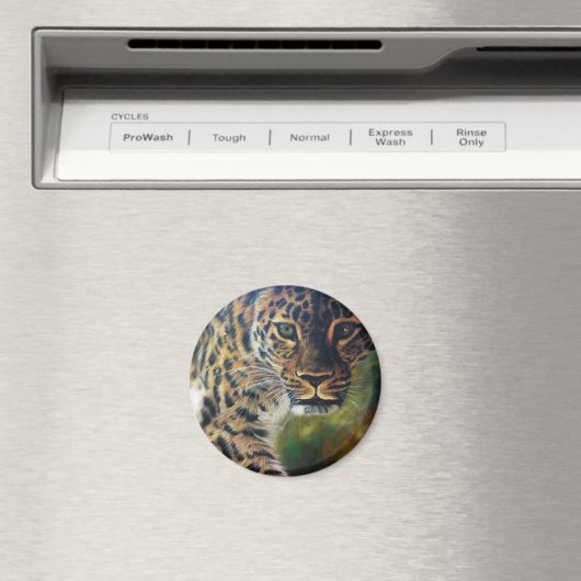 Leopard Walking bei Sunset Magnet (In Situ (Geschirrspüler))