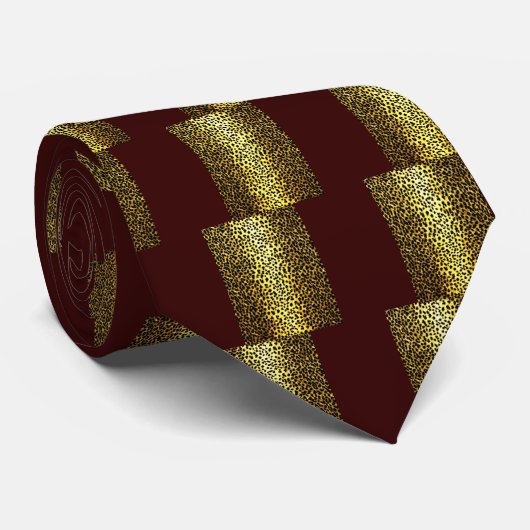 Leopard Wallpaper Krawatte (Gerollt)