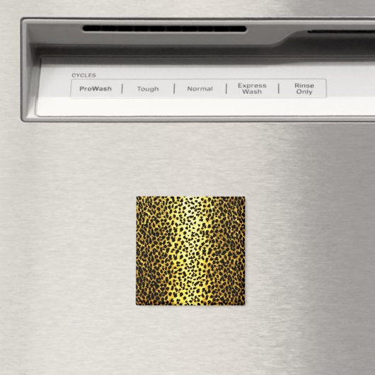 Leopard Wallpaper Magnet (In Situ (Geschirrspüler))