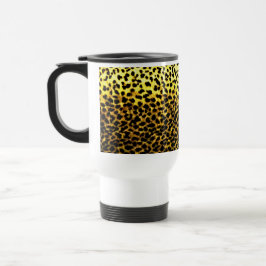 Leopard Wallpaper Reisebecher