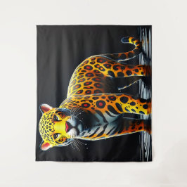 Leopard Wandteppich