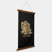 Leopard Wandteppich Mit Holzrahmen (Gewinkelt)