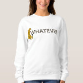 Leopard, was auch immer, Leopard Print, lustiger H Sweatshirt (Vorderseite)