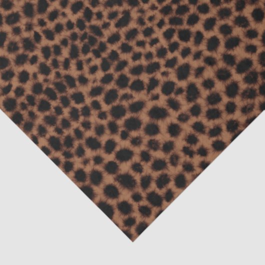 Leopard-Wasserfarbmuster Seidenpapier (Ausschnitt)