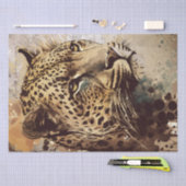 Leopard Watercolor Seidenpapier (Handwerk)