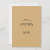 Leopard-Weiß Jewels Diamant-Band-Hochzeit Einladung (Rückseite)