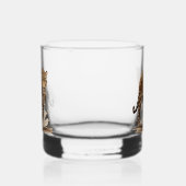 Leopard Whiskyglas (Links)