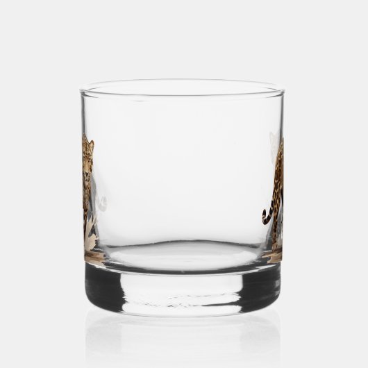 Leopard Whiskyglas (Rechts)