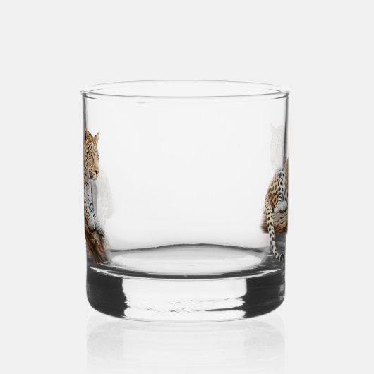Leopard Whiskyglas (Rechts)