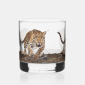 Leopard Whiskyglas (Vorderseite)