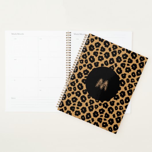 Leopard Wild ANIMAL DRUCK + Monogramm Planer (Anzeige)