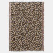 Leopard Wild Animal Muster Decke (Vorderseite Vertikal)