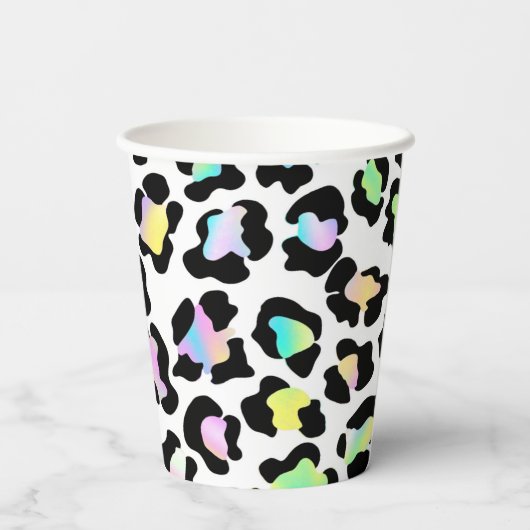 Leopard Wild Party Paper Cup Pappbecher (Rückseite)