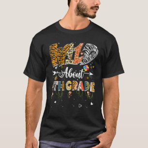 Leopard Wild über 4. Klasse zurück zur Safari in d T-Shirt