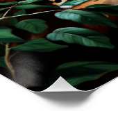 Leopard wildlife poster (Ecke)