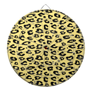 Leopard-Wildtierdruck-Dartboard Dartscheibe