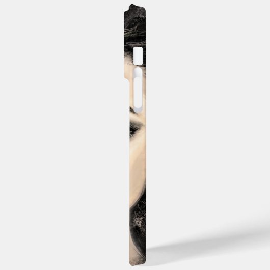 Leopard Woman iPhone Case (Rückseite / Links)