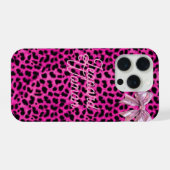 Leopard Woman phone case iPhone Hülle (Rückseite (Horizontal))