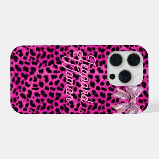 Leopard Woman phone case  iPhone Hülle (Rückseite (Horizontal))