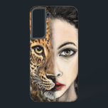 Leopard Woman Samsung Galaxy Hülle<br><div class="desc">Leopard Girl - Emotion - Original MIGNED Malerei - Wählen / Fügen Sie Ihren einzigartigen Text / Name / Farbe - Make Your Special Gift - Neu formatieren und verschieben oder entfernen und fügen Sie Elemente / Text mit Anpassungs-Tool ! Malerei und Design von MIGNED. Bitte schauen Sie sich meine...</div>