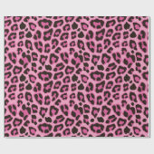 Leopard-Wrapping Paper Pink Geschenkpapier (Flach)