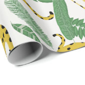 Leopard Wrapping Papier Geschenkpapier (Rolleneckpunkt)