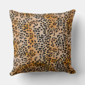 Leopard-Wurfkissen Kissen (Rückseite)