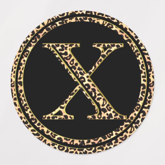 Leopard X Etiketten (Design 3)