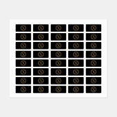 Leopard X Etiketten (Blatt)