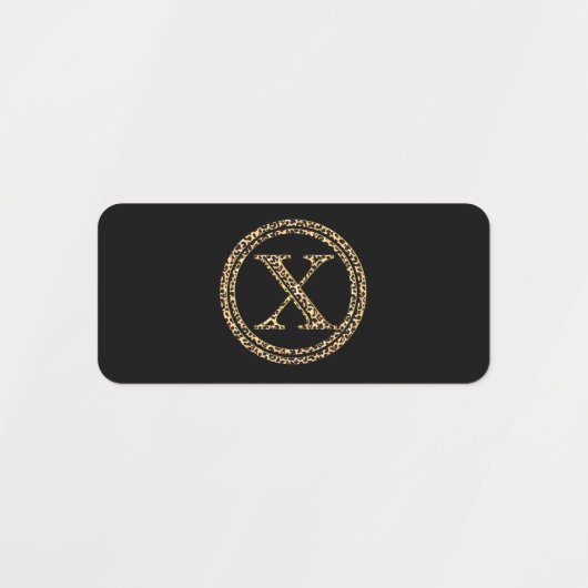 Leopard X Etiketten (Design 1)