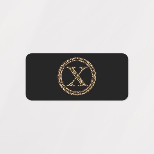 Leopard X Etiketten (Design 2)