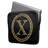 Leopard X Laptopschutzhülle (Vorderseite Links)