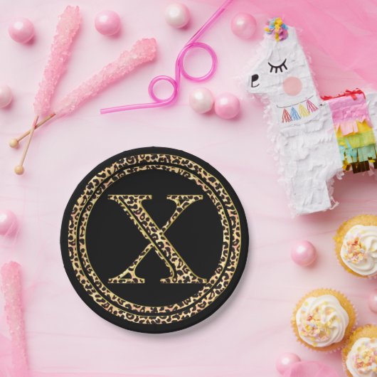 Leopard X Pappteller (Party)