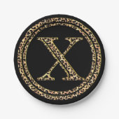 Leopard X Pappteller (Vorderseite)