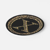 Leopard X Pappteller (Schrägansicht)