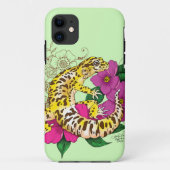 Leopard Yellow Gecko Green Case-Mate iPhone Hülle (Rückseite)