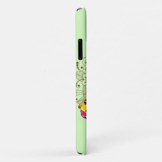 Leopard Yellow Gecko Green Case-Mate iPhone Hülle (Hinten/Rechts)