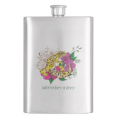 Leopard Yellow Gecko Green Flachmann (Vorderseite)