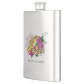 Leopard Yellow Gecko Green Flachmann (Links)