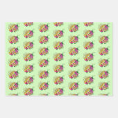 Leopard Yellow Gecko Green Geschenkpapier Set (Vorderseite 2)