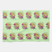 Leopard Yellow Gecko Green Geschirrtuch (Horizontal)