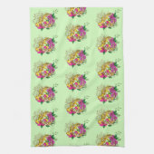 Leopard Yellow Gecko Green Geschirrtuch (Vertikal)