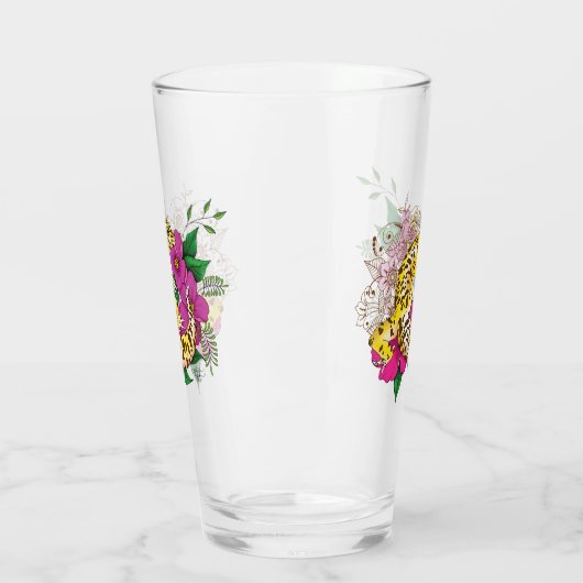 Leopard Yellow Gecko Green Glas (Links)