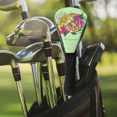 Leopard Yellow Gecko Green Golf Headcover